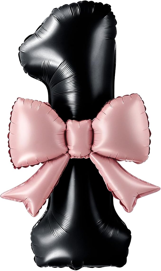 40 Inch Black Number 1 Balloon by Unknown
