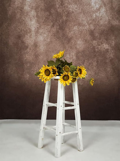 Kate 5x7ft Brown Portrait Backdrops Vintage Brown Backgrounds - Image 6