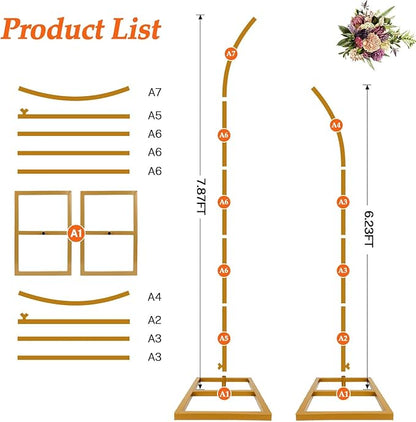 Balloon Arch Stand Kit, Balloon Arch Stand Set of 2 - Image 4