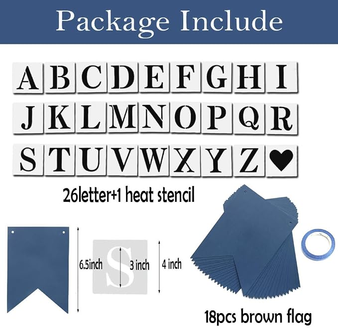 Blue Banner Kit, Custom Phrase Banner, Customize Your Party Banner Signs - Image 2
