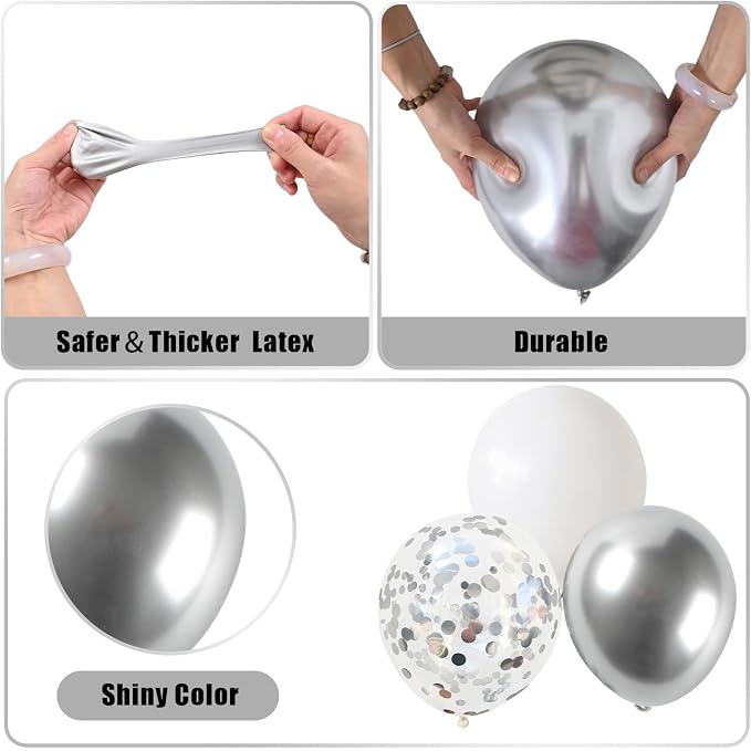 Disco Ball Arch Kit, Confetti Balloons - Image 5