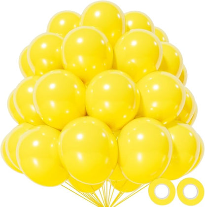 Yellow Balloon 110pcs, 12 Inch Thickened Latex Party Balloons Helium Bright by Kawkalsh