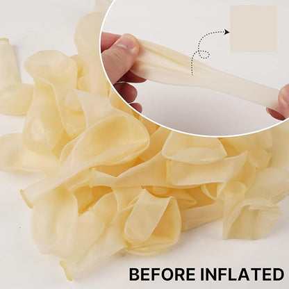 PartyWoo Clear Balloons 101pcs Transparent Latex Helium Balloons 12 Inch | - Image 2