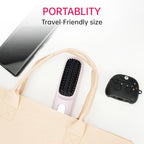 2025 Upgraded Cordless Hair Straightener Brush for Travel, 200 Million Negative Ionic Portable Hair Straightener Comb for Women with LED Display & 3 Temps Fast Heating MCH Ceramic Coating Smooth Frizz