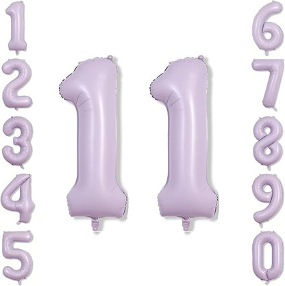 Cream Number 11 Balloon 40 Inch, Foil Digit Set by Unknown