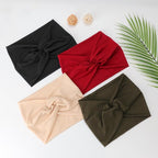 DRESHOW 6 Pack Extra Wide Headbands for Women Large Turban Headband Boho Head Wrap Elastic Hairbands Hair Twisted Knot Hair Accessories
