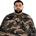 Barber Strong The Barber Cape Haircut Cover for Men, Hair Repelling and Static-Reducing Material, Water Resistant Fabric