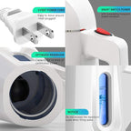 Handheld Steamer for Clothes Wrinkle Removes,Garment Steamer for Hat,1.5lbs Lightly,40s Fast Heat-up,8 FT Power Cord,800W, for Home and Travel with Automatic Shut-Off Safety Protection (White)