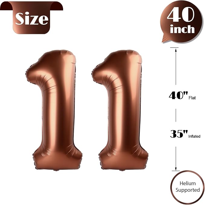 Brown 11 Balloon - Image 5