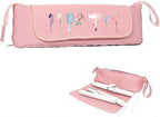 Hair Tools Travel Bag with Heat Resistant Mat, 2-in-1 Hot Hair Tools Organizer for Curling Flat Irons Straighteners Hair Dryer, Styling Tools Storage Bag Portable Travel Case for Women & Stylists
