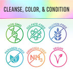 Punky Colour 3-in-1 Color Depositing Hair Cleanser & Conditioner, 8.5 fl oz. (Diamondista)
