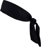 Kenz Laurenz Headbands Tie on Headband for Women Men Running Athletic Hair Head Band Elastic Sports Sweat Basketball Sweatband Stetchy Yoga Workout Sweatbands Adjustable Non-Slip Moisture Wicking