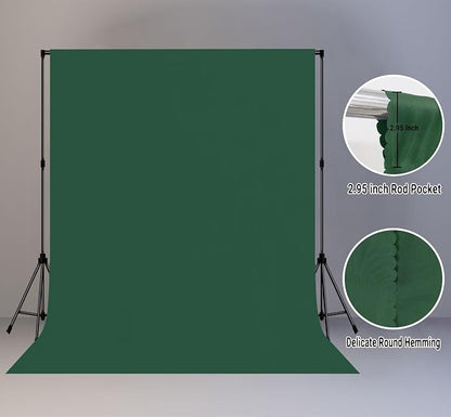 Dark Green Photography Backdrop - Image 2
