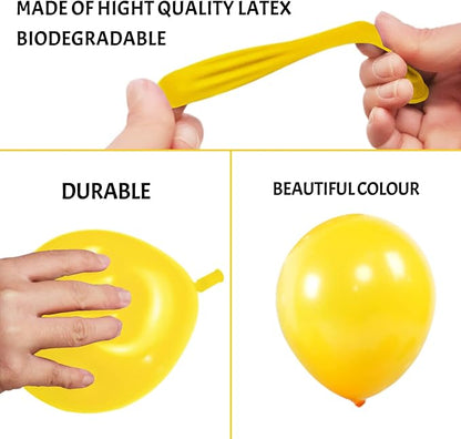Yellow Balloons 110Pcs, 5 Inch Small Yellow Latex Party Balloons, Mini Thick - Image 3