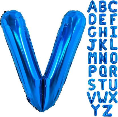 Blue Letter V Balloon, V Balloons Letter by BBPOOL