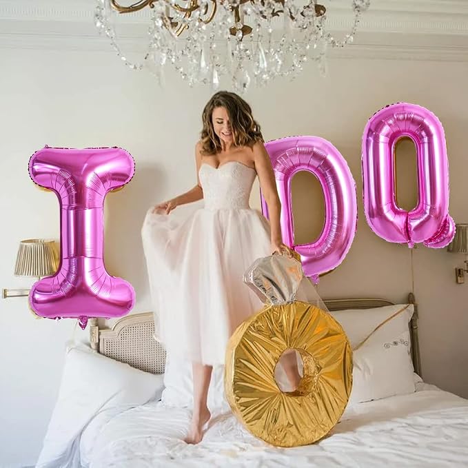TONIFUL 40 Inch Large Rose Red Letter D Balloons - Image 6