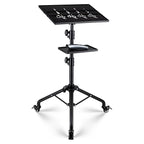 Noverlife Salon Tray Cart on Wheels with Storage Platform, Tattoo Rolling Tray Height Adjustable Salon Service Cart, Iron SPA Rolling Trays Portable Tattoo Table Stand for Dental