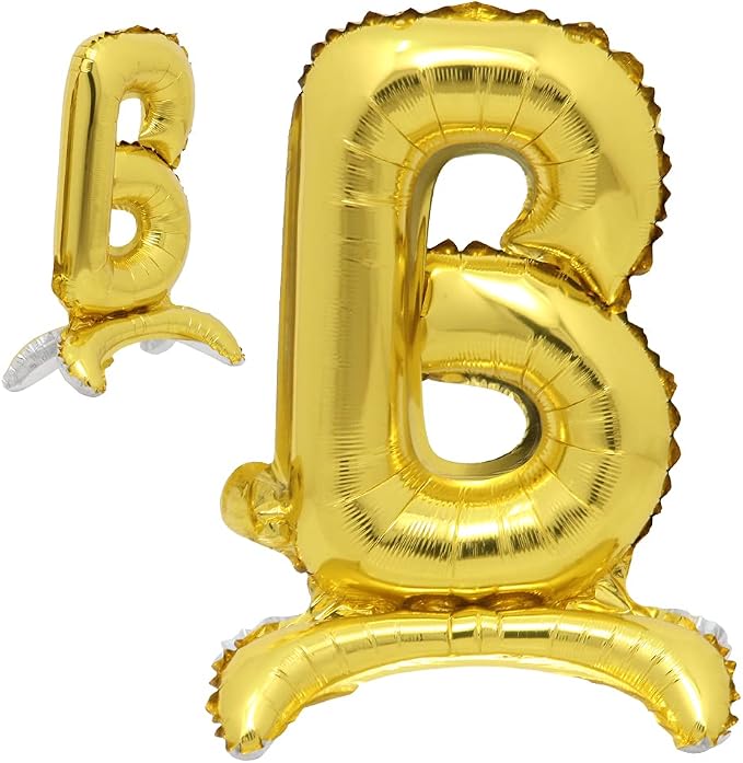 16" Standing Alphabet Letter and Number Balloons Aluminum Hanging Foil Film by RUIANSI