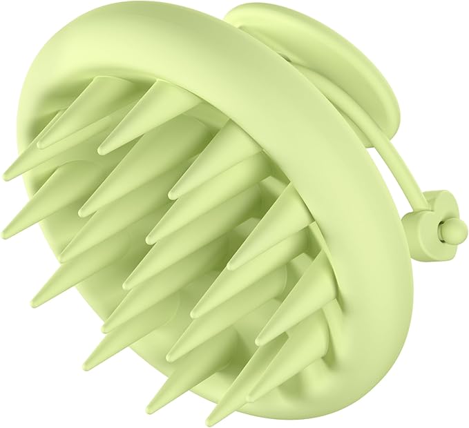 Roycederm Scalp Massager Brush Hair Scrubber – Soft Silicone Shampoo Brush for Scalp Care, Itchy Relief & Deep Cleansing – Ideal for Dandruff, Seborrheic Dermatitis & Scrub Use