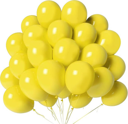 Yellow Balloons 100 Pack 12 inch Extra Thick Latex Party Balloons | Balloons by LYNSP