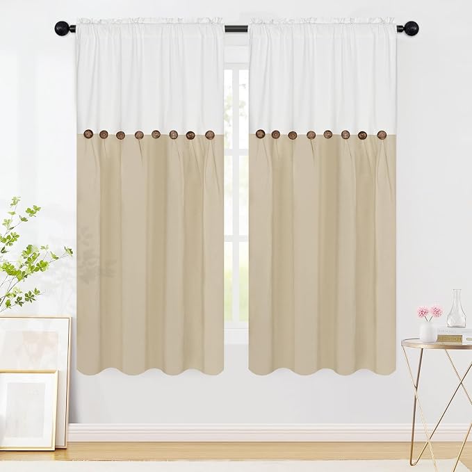 Farmhouse Cotton Linen Curtains by FRAMICS