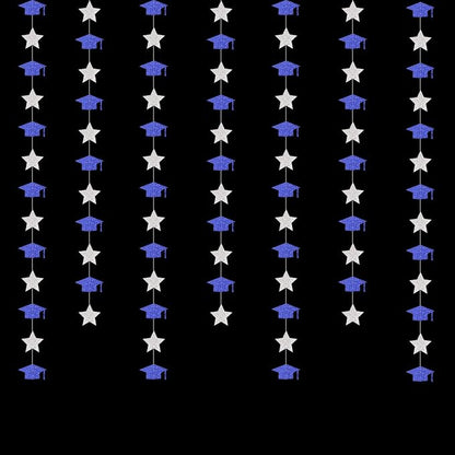 Navy-Blue Silver Graduation-2026 Class Party-Decorations - Image 6