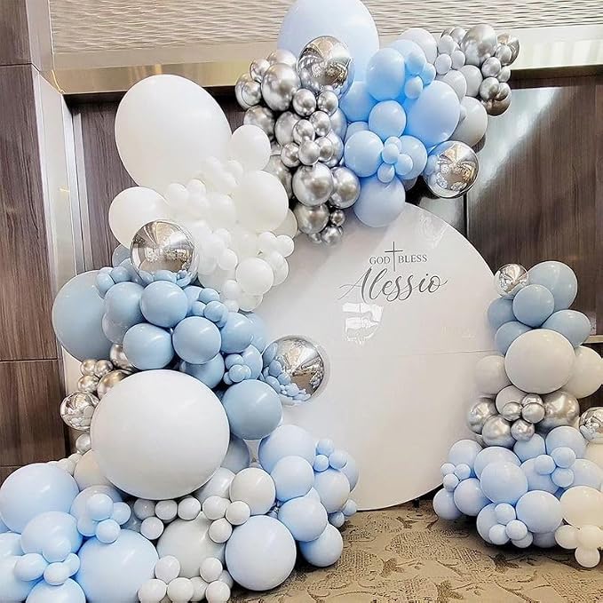 Blue and Silver Balloons - Image 7