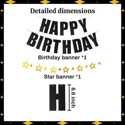 Happy Birthday Banner for Birthday Party Decorations - Image 2