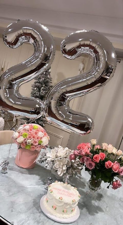 Sliver Number 3 Balloon 40 Inch - Image 8