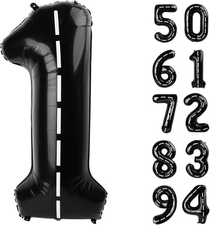 Line 1 Balloon - Number Balloon 40 Inch, 1st Line Birthday Decorations | Giant by IWERP