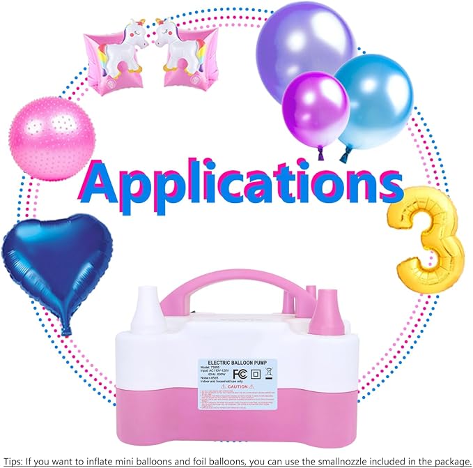 Electric Balloon Pump, Portable 2 Modes Balloon Blower Machine - Image 6