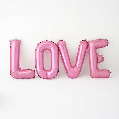 52 Pcs 16 Inch Pink Letter Foil Balloons, 2 Sets of A-Z, Mylar Metallic - Image 7