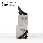 Acetate Hair Clip for Women, SHE'S FREE STYLE JUST FOR YOU [2024 New] Premium Tortoise Shell Hair Claw Clips, Butterfly Hair Accessory (Tortoise-Butterfly)
