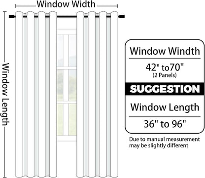 Yakamok Ombre Curtains Blue and Greyish White - Image 7