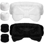 WSYUB Spa Wristbands and Headband Set for Face Washing, Self Care Gifts for Women & Teen Girls