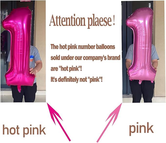Jonhamwelbor 15 Balloon Number Hot Pink 15 Foil Mylar Jumbo Giant Big Large 51 - Image 5