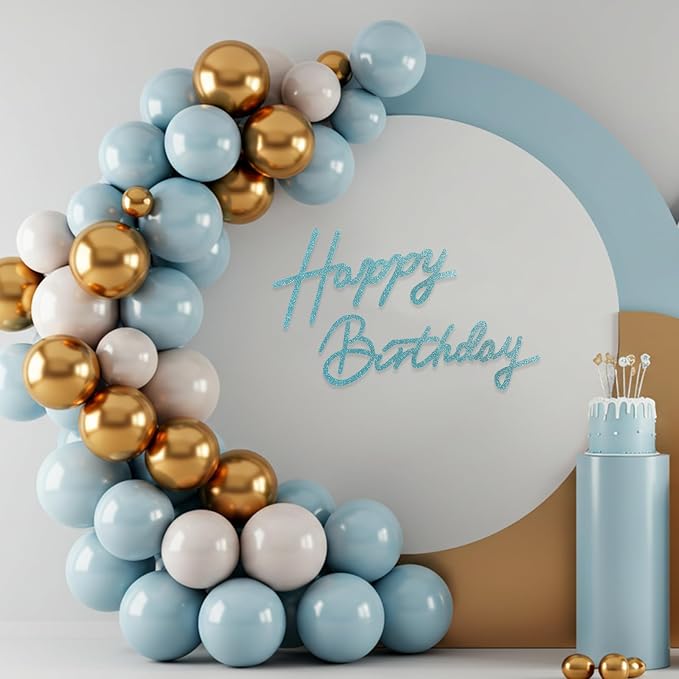 TONIFUL Happy Birthday Sign for Backdrop - Image 6