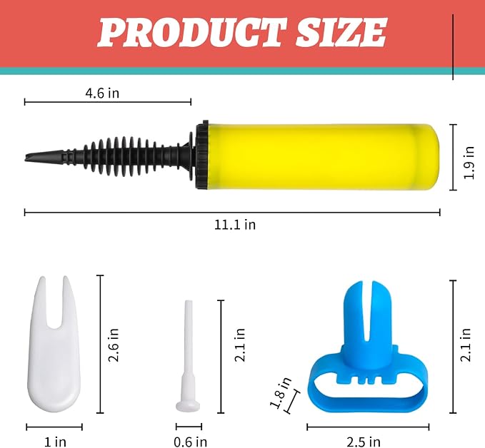 Balloon Pump, Effortless High-Volume Hand Pump - Image 2
