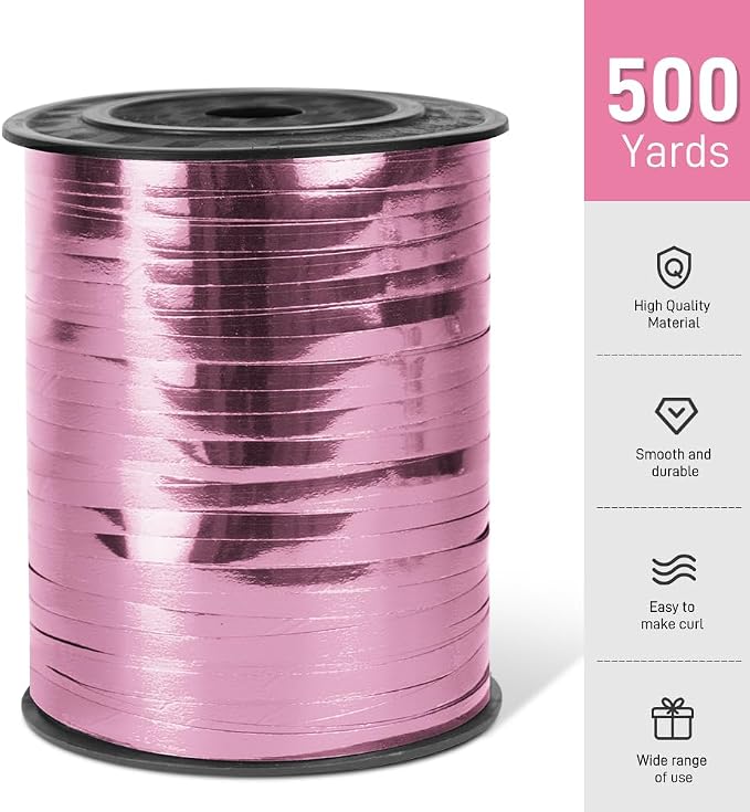 500 Yards Metallic Shiny Curling Ribbon - Image 2