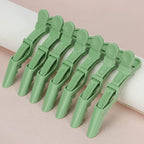 Ondder 14 Pcs Green Hair Clips for Sectioning and Styling - Larger Salon Pro Clips for Barber Coloring, Cutting - Hair Accessories for Women and Men