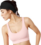 Yoga Headbands for Women, Non Slip Elastic Sweat Hairbands, Solid Color Head Accessories Headscarves Hair Hoop, Sweat-Absorbing Hairbands for Sports, Fitness, Running