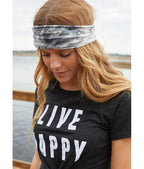 Huachi Women's Headbands Yoga Workout Exercise Headbands for Women Cute Elastic Hair Bands for Women’s Hair Tie Dye Bandeau Headband Sweatbands