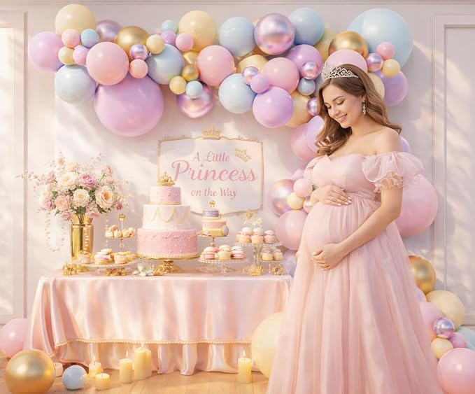 Princess Balloon Arch Kit for Once Upon a Time Girls Birthday Storybook Baby - Image 3