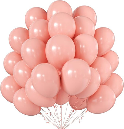 10 Inch Pastel Orange Balloons by KALOR