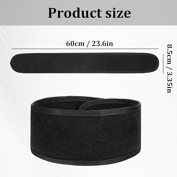 4 Pack Adjustable Makeup Headbands – Non-Slip Spa & Facial Hair Wrap, Washable Headband for Shower, Yoga, Gym, Salon & Home Use (Fits All),HZFD-BC