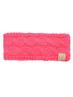 C.C Children's Kids' Winter Warm Cable Knit Fuzzy Lined Ear Warmer Headband