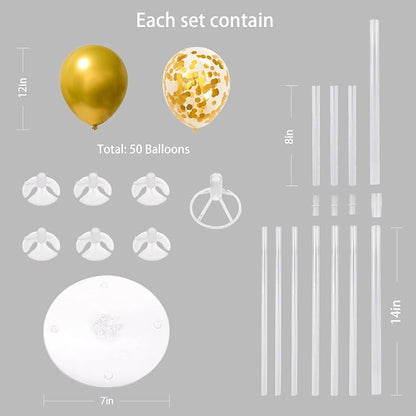 6 Set Balloon Stand Kit for Table Centerpieces - Image 6