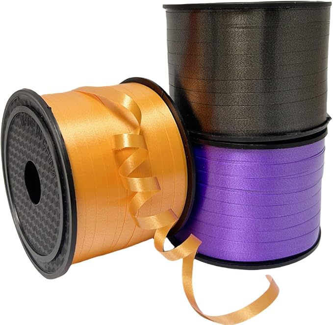 3 Pack 100 Yards Assorted Colors Curling Ribbon, Balloon String by LACNNY
