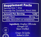 Ginger Oil, Edible, Food Grade – 100% Pure, Ginger, Essential, Oil, for Massage, by Zongle Therapeutics, 4 OZ