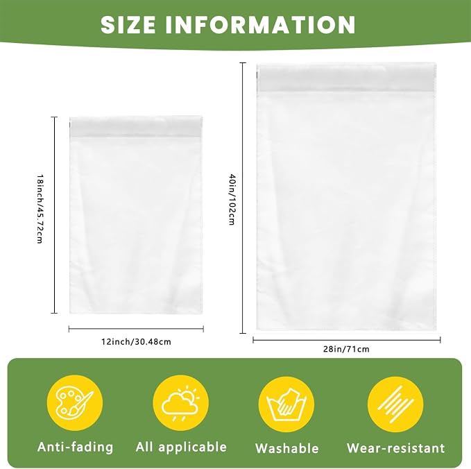 Personalized Garden Flag for Outside 12x18 Custom Flag - Image 7